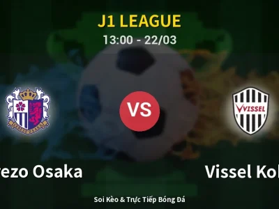 Kết Quả: Cerezo Osaka 1-1 Vissel Kobe – Highlight & Bàn Thắng | J1 League