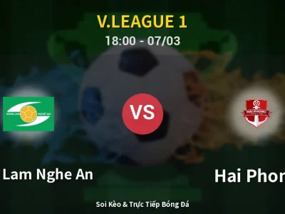 Kết Quả: Song Lam Nghe An 1-0 Hai Phong – Highlight & Bàn Thắng | V.League 1