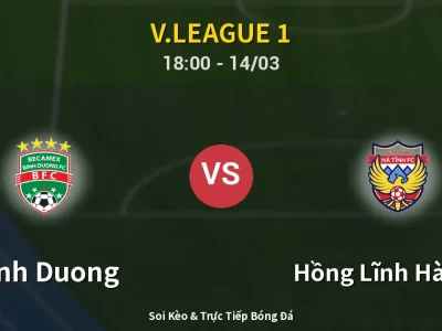 Kết Quả: Binh Duong 2-0 Hồng Lĩnh Hà Tĩnh – Highlight & Bàn Thắng | V.League 1
