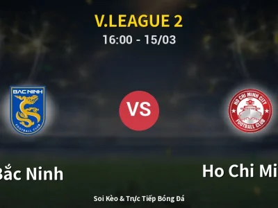 🔴 Trực Tiếp: Bắc Ninh 2-2 Ho Chi Minh – Link Xem V.League 2 (Full HD)