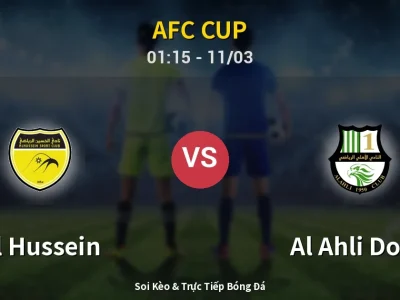Soi Kèo Al Hussein vs Al Ahli Doha – 01:15 11/03 | Nhận Định, Dự Đoán Tỷ Số