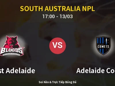 Kết Quả: West Adelaide 3-0 Adelaide Comets – Highlight & Bàn Thắng | South Australia NPL