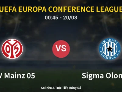 Kết Quả: FSV Mainz 05 2-0 Sigma Olomouc – Highlight & Bàn Thắng | UEFA Europa Conference League