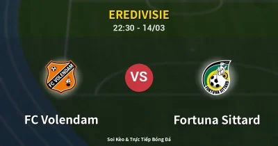 FC Volendam vs Fortuna Sittard 14/03