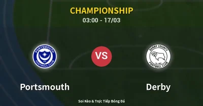 Portsmouth vs Derby 17/03
