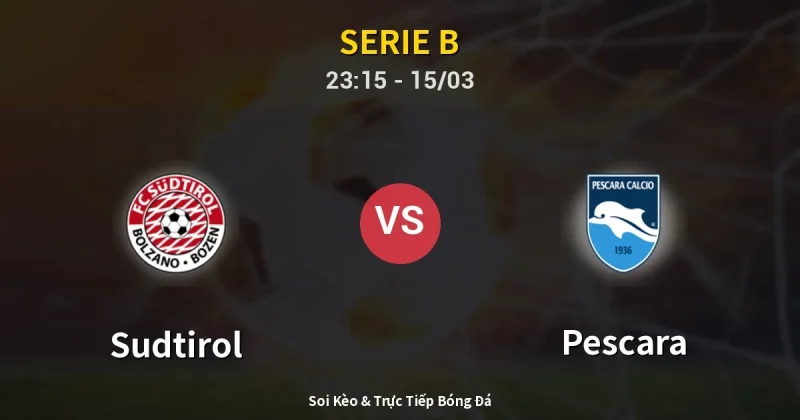 Sudtirol vs Pescara 15/03