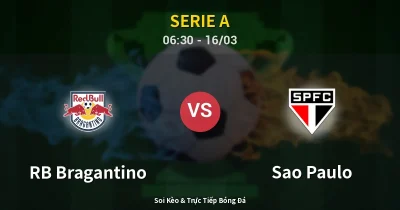 RB Bragantino vs Sao Paulo 16/03