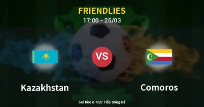 Kazakhstan vs Comoros 25/03