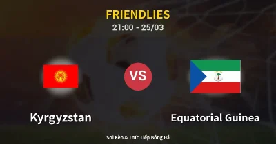 Kyrgyzstan vs Equatorial Guinea 25/03